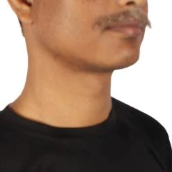 HPO Adult Men's Fake Human Hair Suave PornStache Mustache | Light Brown