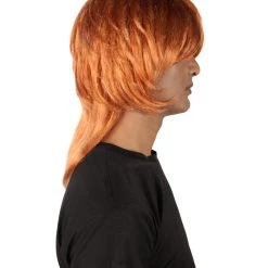 HPO Adult Men's Chuuya Mafia Anime Manga Orange Cosplay Wig 16 HPO Adult Men's Chuuya Mafia Anime Manga Orange Cosplay Wig
