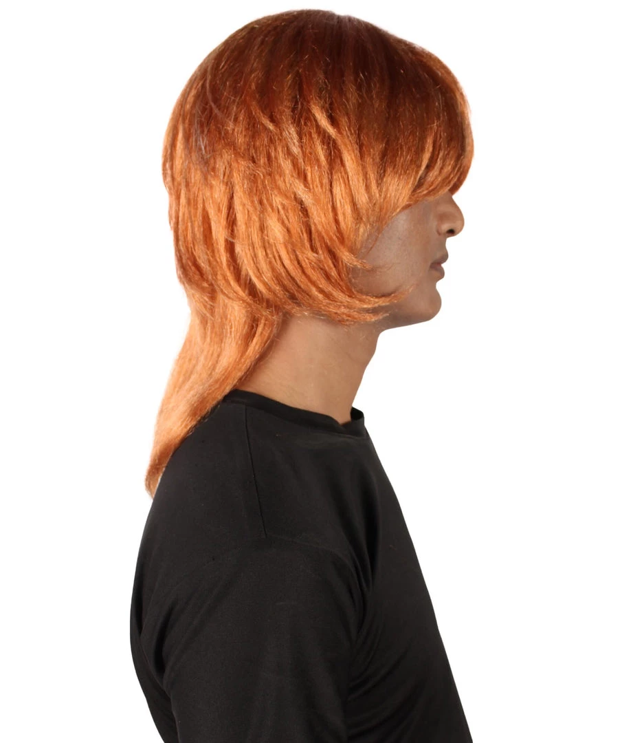 HPO Adult Men's Chuuya Mafia Anime Manga Orange Cosplay Wig 6 HPO Adult Men's Chuuya Mafia Anime Manga Orange Cosplay Wig
