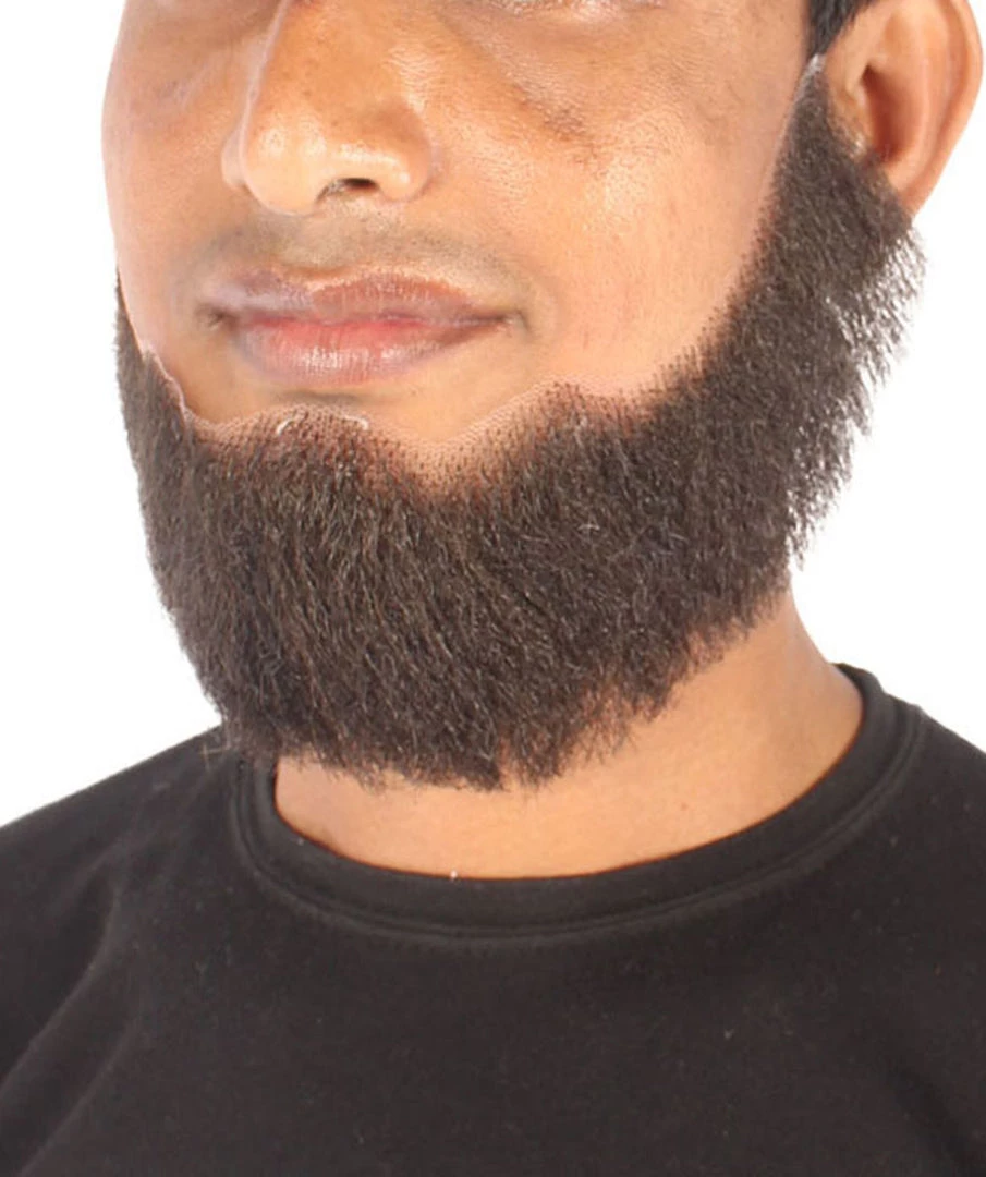 HPO Men's Spade Synthetic Hair Full Beard | Facial Hair | Mixed Grey Brown 11 HPO Men's Spade Synthetic Hair Full Beard | Facial Hair | Mixed Grey Brown