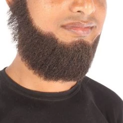 HPO Men's Spade Synthetic Hair Full Beard | Facial Hair | Mixed Grey Brown 34 HPO Men's Spade Synthetic Hair Full Beard | Facial Hair | Mixed Grey Brown