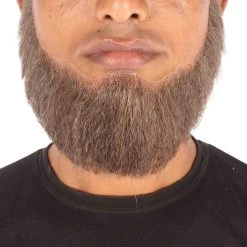 HPO Men's Spade Synthetic Hair Full Beard | Facial Hair | Mixed Grey Brown 38 HPO Men's Spade Synthetic Hair Full Beard | Facial Hair | Mixed Grey Brown