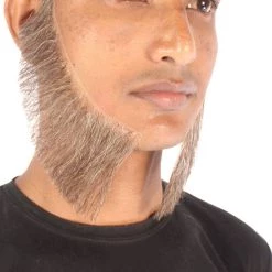 HPO Men's Mutton Chops Side Burns | Human Facial Hair | Black Color