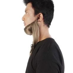 HPO Adult Men's Grey Braided Vikings Chin Curtain Beard