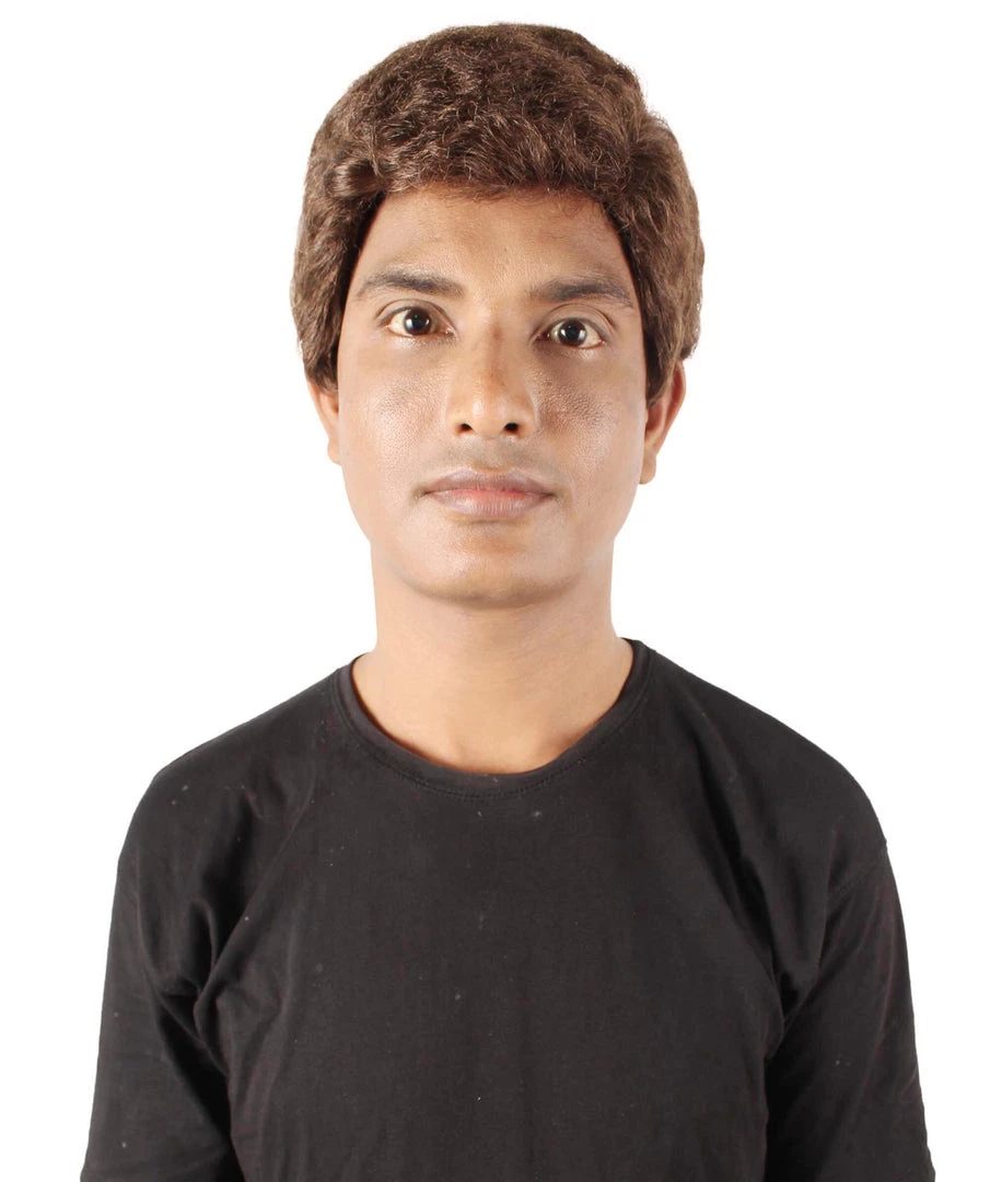 HPO Adult Men’s 60s Sitcom Captain Nelson Tony Brown Short Suave Wig Men's 2 HPO Adult Men’s 60s Sitcom Captain Nelson Tony Brown Short Suave Wig Men's