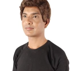 HPO Adult Men’s 60s Sitcom Captain Nelson Tony Brown Short Suave Wig Men's 11 HPO Adult Men’s 60s Sitcom Captain Nelson Tony Brown Short Suave Wig Men's