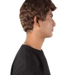 HPO Adult Men’s 60s Sitcom Captain Nelson Tony Brown Short Suave Wig Men's 14 HPO Adult Men’s 60s Sitcom Captain Nelson Tony Brown Short Suave Wig Men's