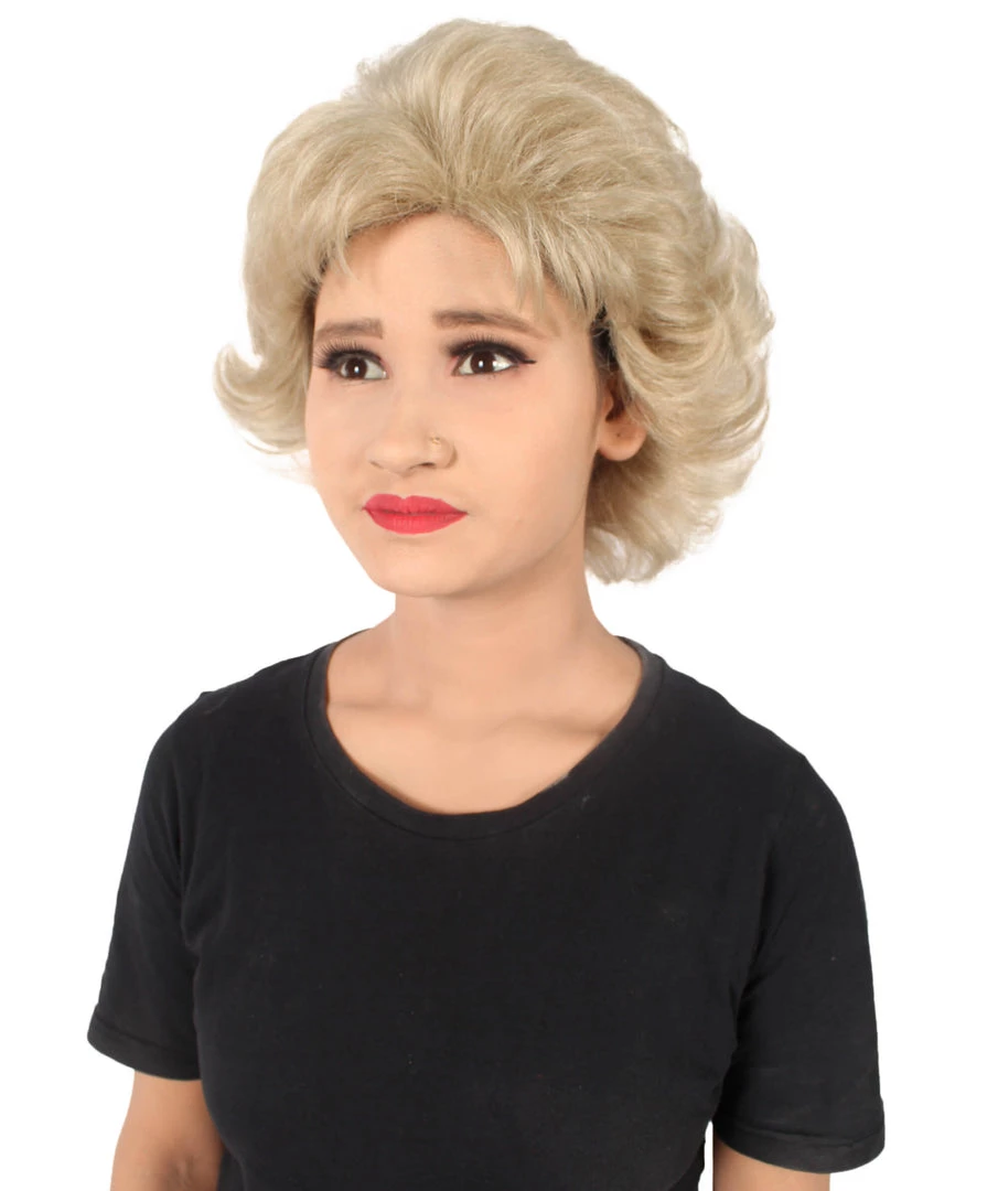 HPO Adult Women's Golden Girls Rose Blonde Flipped Ends Classic Wig 3 HPO Adult Women's Golden Girls Rose Blonde Flipped Ends Classic Wig