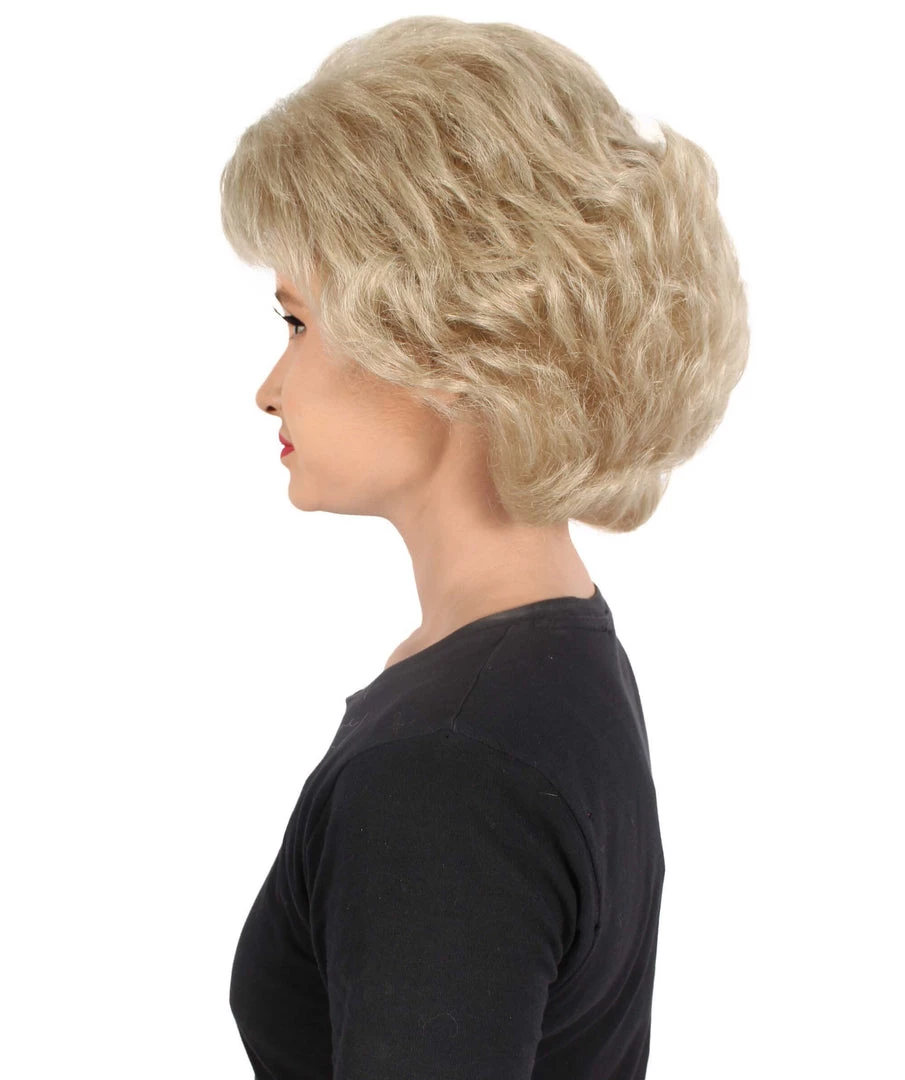 HPO Adult Women's Golden Girls Rose Blonde Flipped Ends Classic Wig 4 HPO Adult Women's Golden Girls Rose Blonde Flipped Ends Classic Wig