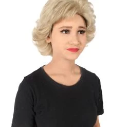 HPO Adult Women's Golden Girls Rose Blonde Flipped Ends Classic Wig 16 HPO Adult Women's Golden Girls Rose Blonde Flipped Ends Classic Wig