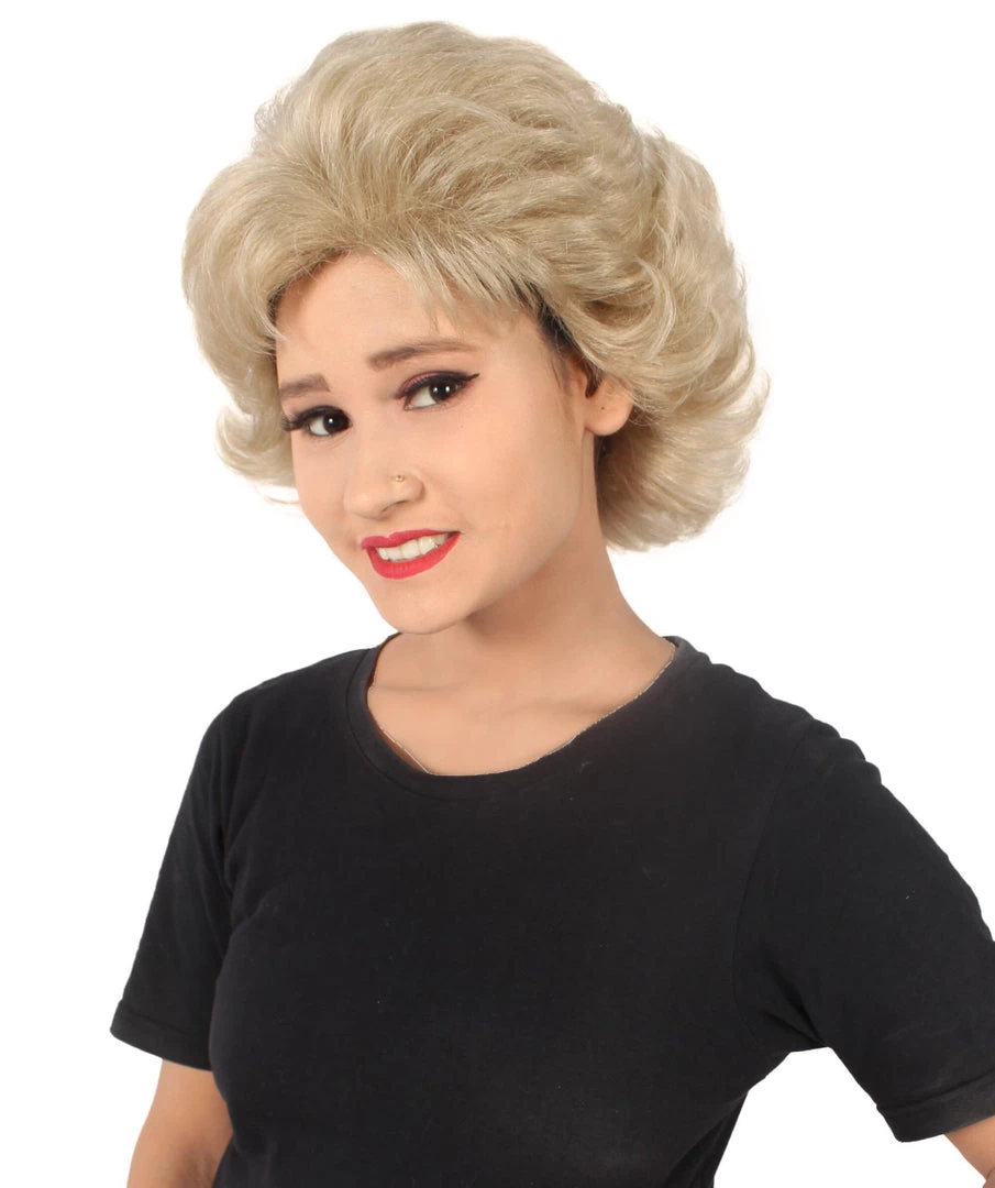 HPO Adult Women's Golden Girls Rose Blonde Flipped Ends Classic Wig 8 HPO Adult Women's Golden Girls Rose Blonde Flipped Ends Classic Wig