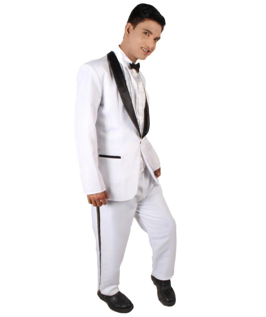 HPO Men's Adult Men’s Jump Street Cop Movie White Tuxedo Black Bow Tie | All Sizes 1 HPO Men's Adult Men’s Jump Street Cop Movie White Tuxedo Black Bow Tie | All Sizes