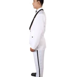 HPO Men's Adult Men’s Jump Street Cop Movie White Tuxedo Black Bow Tie | All Sizes 15 HPO Men's Adult Men’s Jump Street Cop Movie White Tuxedo Black Bow Tie | All Sizes