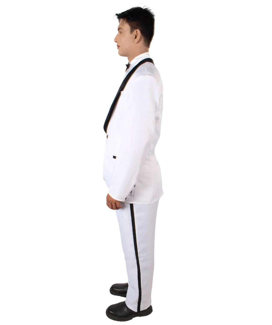 HPO Men's Adult Men’s Jump Street Cop Movie White Tuxedo Black Bow Tie | All Sizes 8 HPO Men's Adult Men’s Jump Street Cop Movie White Tuxedo Black Bow Tie | All Sizes