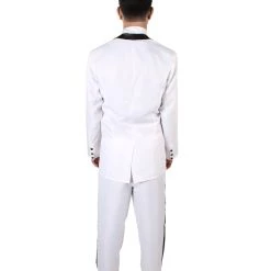 HPO Men's Adult Men’s Jump Street Cop Movie White Tuxedo Black Bow Tie | All Sizes 11 HPO Men's Adult Men’s Jump Street Cop Movie White Tuxedo Black Bow Tie | All Sizes