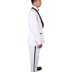 HPO Men's Adult Men’s Jump Street Cop Movie White Tuxedo Black Bow Tie | All Sizes 12 HPO Men's Adult Men’s Jump Street Cop Movie White Tuxedo Black Bow Tie | All Sizes