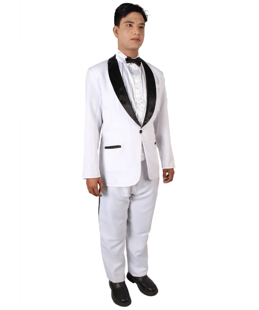 HPO Men's Adult Men’s Jump Street Cop Movie White Tuxedo Black Bow Tie | All Sizes 7 HPO Men's Adult Men’s Jump Street Cop Movie White Tuxedo Black Bow Tie | All Sizes