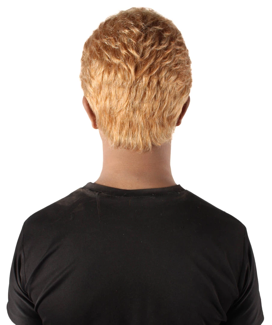 HPO Adult Men's Prince Of Wales British Ginger Brown Wig 6 HPO Adult Men's Prince Of Wales British Ginger Brown Wig