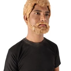 HPO Adult Men's Prince Of Wales British Ginger Brown Wig 17 HPO Adult Men's Prince Of Wales British Ginger Brown Wig