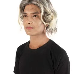 HPO Adult Men's Dirty Blonde Australian Rapper Singer Wavy Laroi Wig