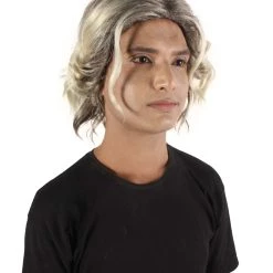 HPO Adult Men's Dirty Blonde Australian Rapper Singer Wavy Laroi Wig
