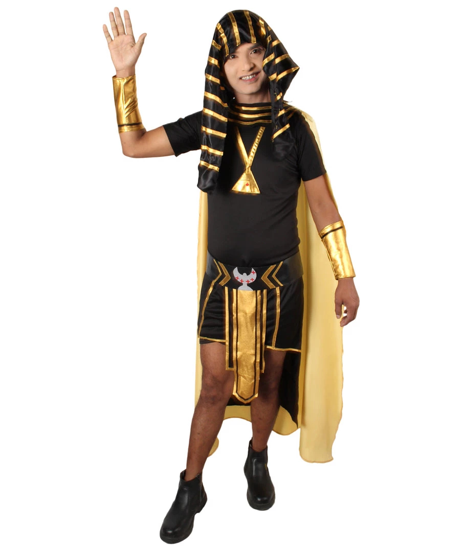 HPO Men's Adult Men’s Ancient Egyptian Pharaoh Amenhotep Costume 1 HPO Men's Adult Men’s Ancient Egyptian Pharaoh Amenhotep Costume