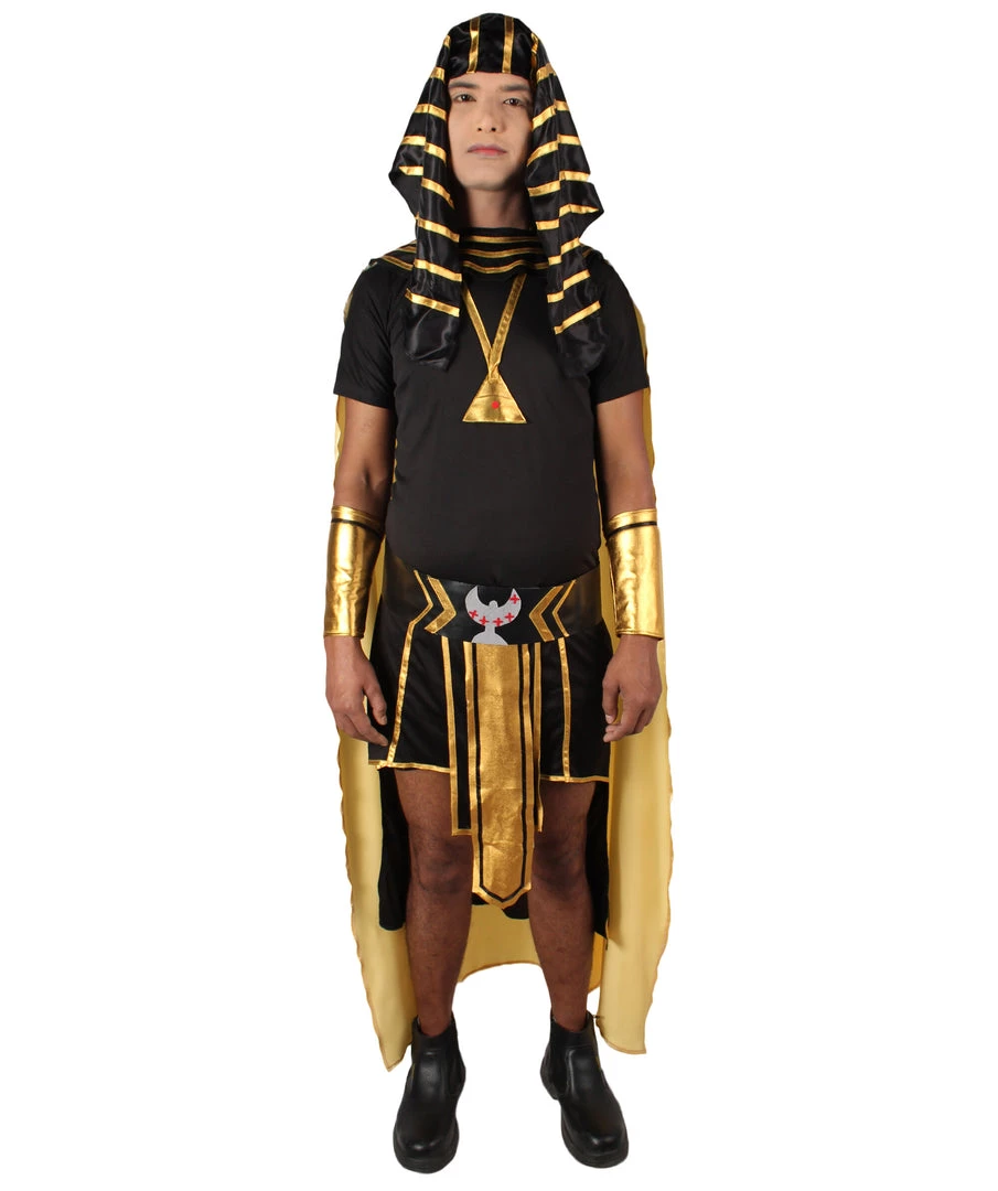 HPO Men's Adult Men’s Ancient Egyptian Pharaoh Amenhotep Costume 2 HPO Men's Adult Men’s Ancient Egyptian Pharaoh Amenhotep Costume
