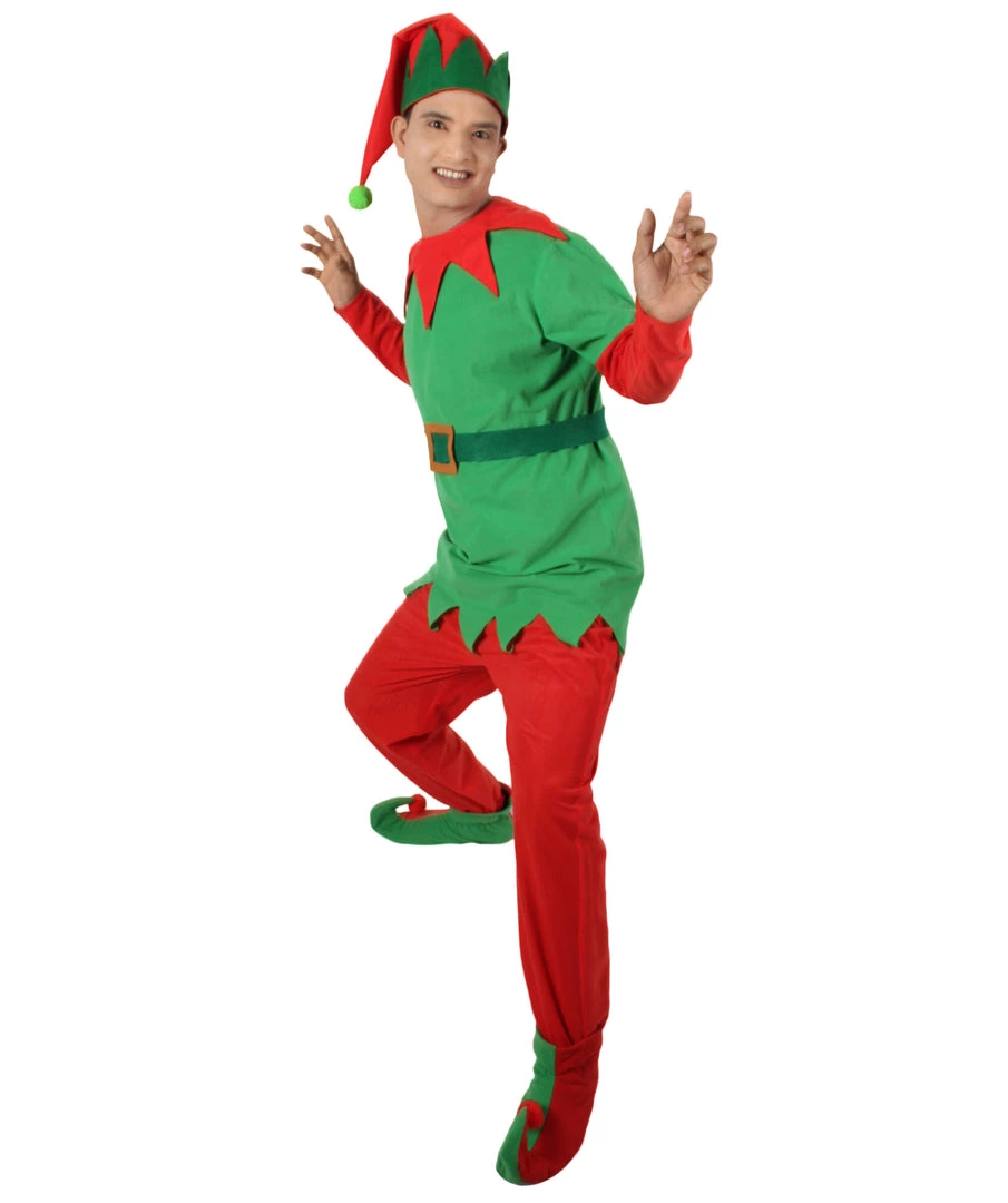 HPO Adult Men’s Santa’s Helper Magical Elf Costume 1 HPO Adult Men’s Santa’s Helper Magical Elf Costume