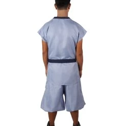 HPO Men's Adult Men’s Japanese Animated Young Demon Yasha Turquoise Blue Costume