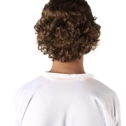 HPO Adult Men’s Famous Celebrity Comic Spider Tom Layered Curly Dark Brown Wig 15 HPO Adult Men’s Famous Celebrity Comic Spider Tom Layered Curly Dark Brown Wig