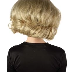 HPO Men's Adult Women’s American Rapper Queen Blonde Curly Wavy Wig