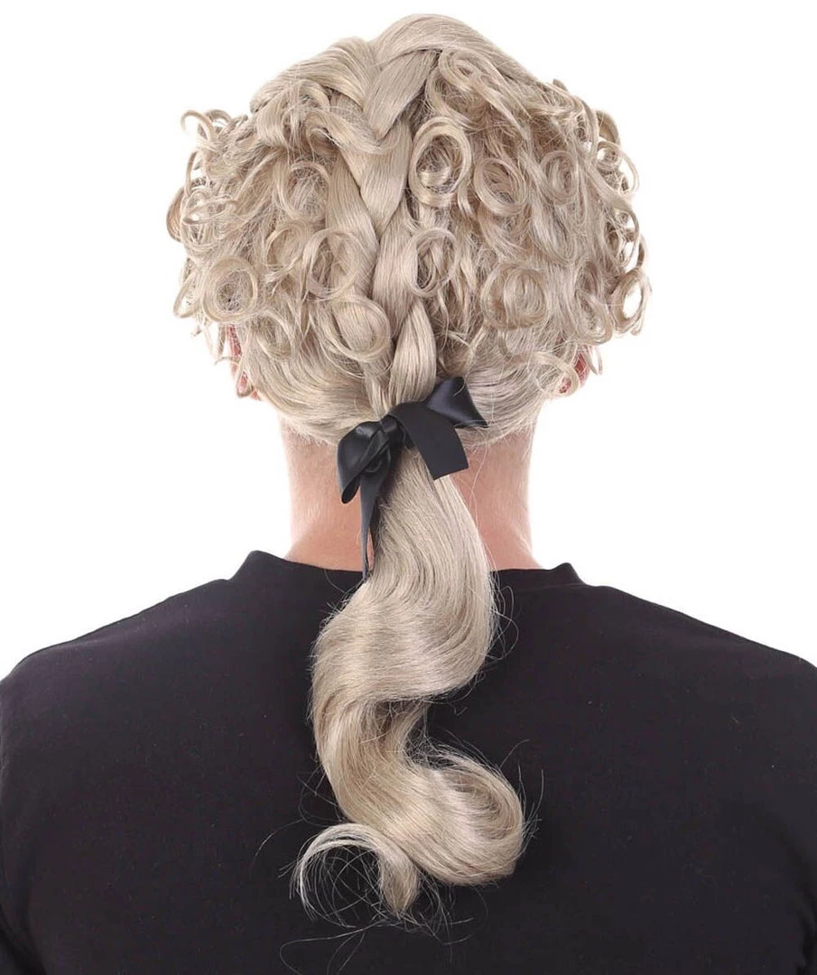HPO Adult Men's 18th Century Peruke Periwig Noble Judge Wig 4 HPO Adult Men's 18th Century Peruke Periwig Noble Judge Wig