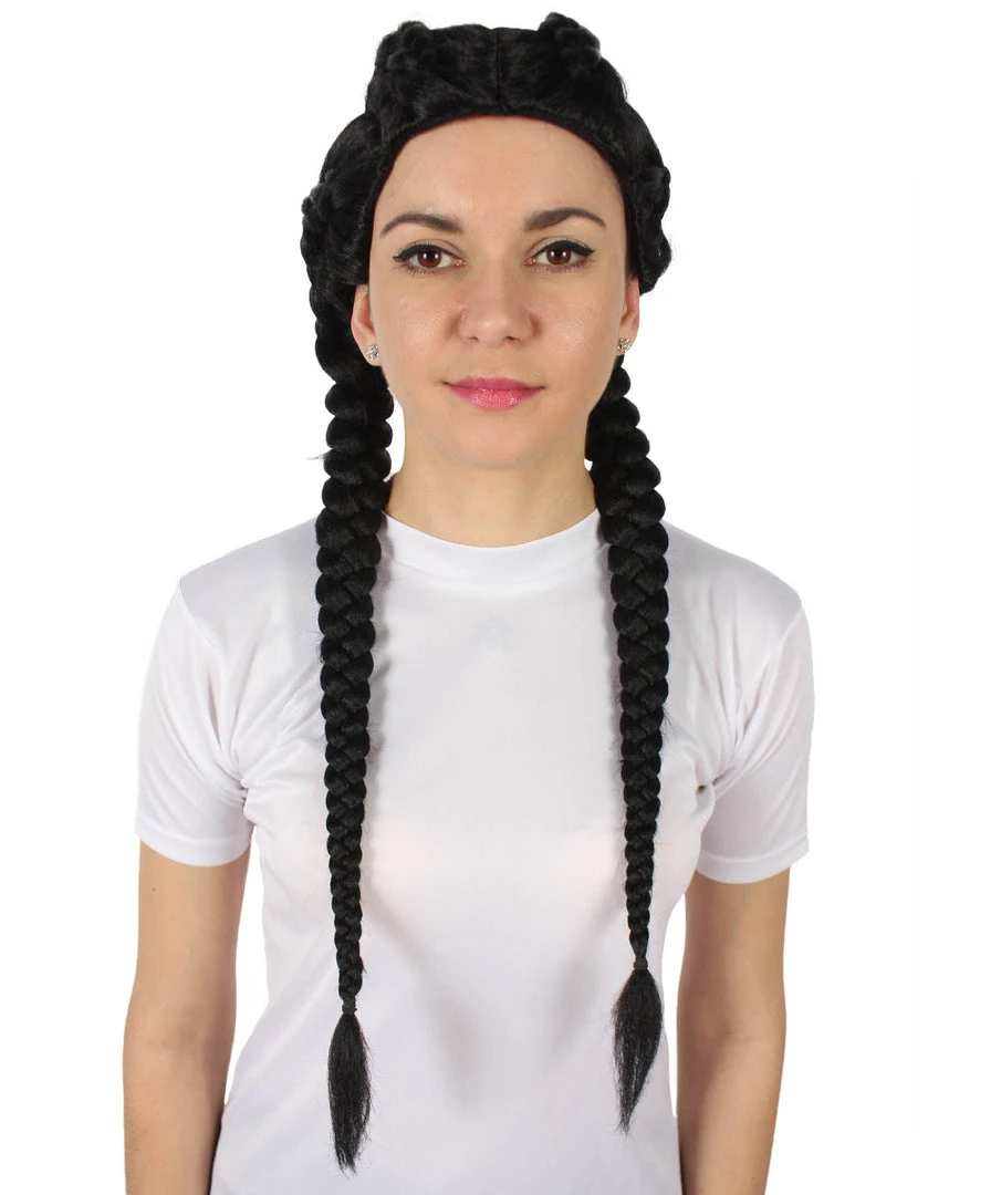 HPO Adult Women’s Black Celebrity Kim Boxer Braid Wig 2 HPO Adult Women’s Black Celebrity Kim Boxer Braid Wig