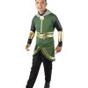 HPO Adult Men’s Green & Gold Mythological God Of Mischief Costume Men's