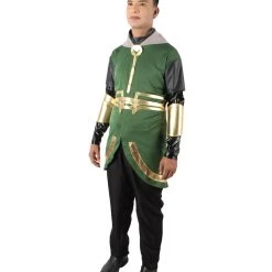 HPO Adult Men’s Green & Gold Mythological God Of Mischief Costume Men's 11 HPO Adult Men’s Green & Gold Mythological God Of Mischief Costume Men's