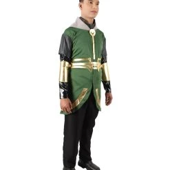 HPO Adult Men’s Green & Gold Mythological God Of Mischief Costume Men's 15 HPO Adult Men’s Green & Gold Mythological God Of Mischief Costume Men's