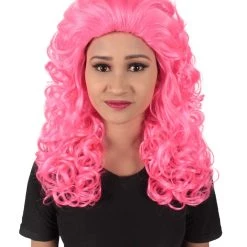 HPO Adult Women's Long Curly Country Singer Wig | Multiple Color Options