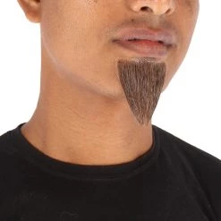 HPO Adult Men's Van Dyke Fake Goatee Beard | Multi Color Options