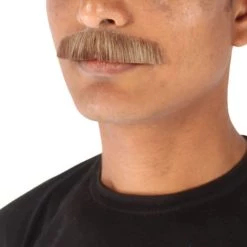 HPO Men's Synthetic Hair Mustache Cosplay Facial Hair 80 HPO Men's Synthetic Hair Mustache Cosplay Facial Hair
