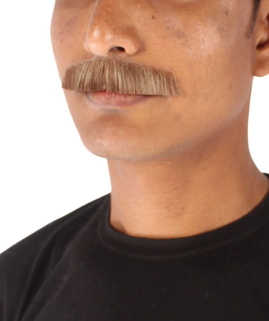 HPO Men's Synthetic Hair Mustache Cosplay Facial Hair 20 HPO Men's Synthetic Hair Mustache Cosplay Facial Hair