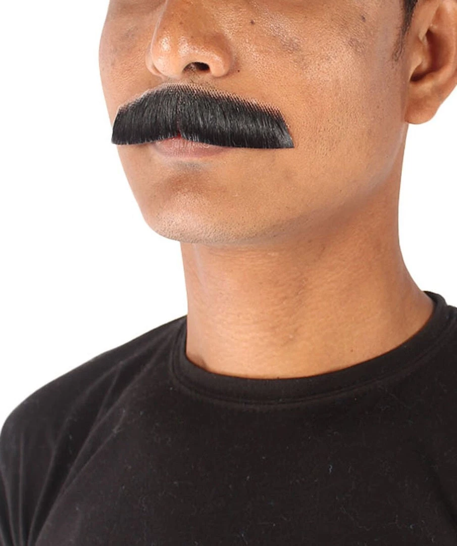 HPO Men's Synthetic Hair Mustache Cosplay Facial Hair 2 HPO Men's Synthetic Hair Mustache Cosplay Facial Hair