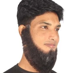 HPO Adult Men's Chin Curtain Style Long Beard Set 14 HPO Adult Men's Chin Curtain Style Long Beard Set