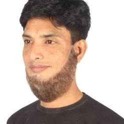 HPO Adult Men's Western Chin Curtain Style Long Beard Set | Multiple Colors