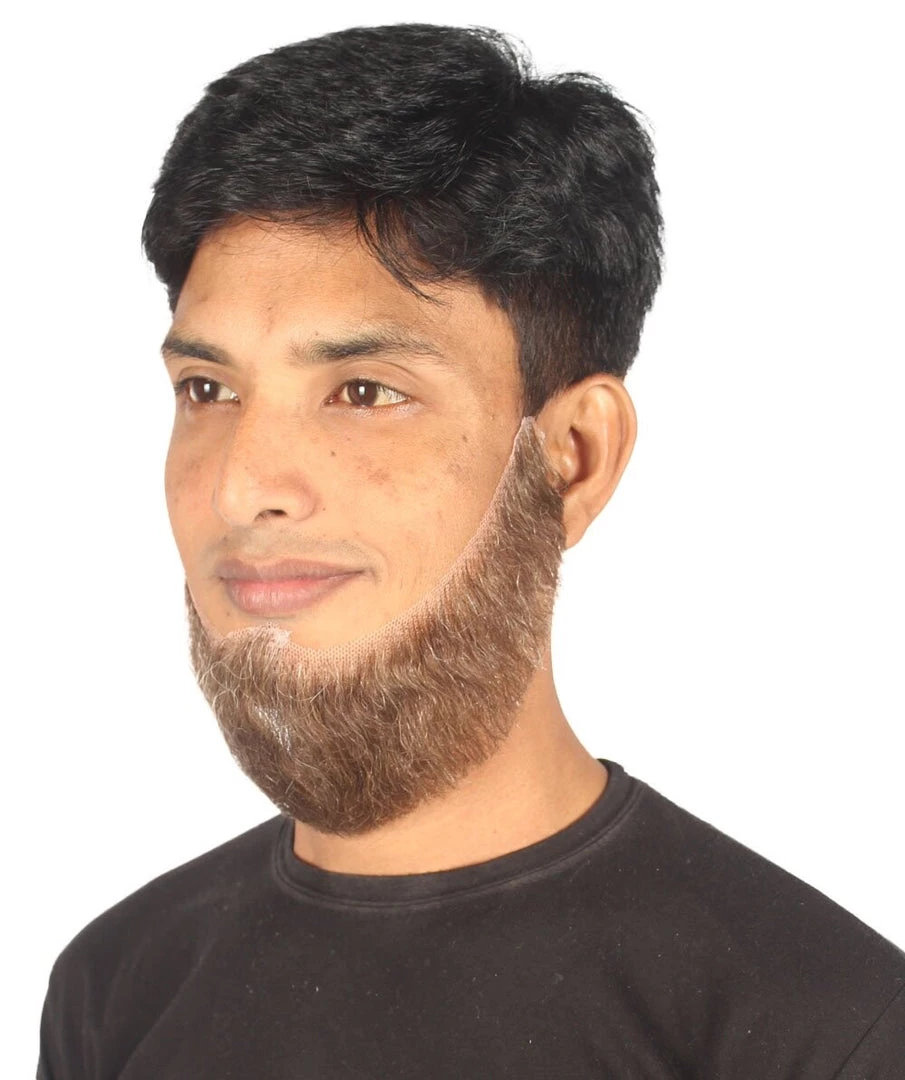 HPO Adult Men's Western Chin Curtain Style Long Beard Set | Multiple Colors 2 HPO Adult Men's Western Chin Curtain Style Long Beard Set | Multiple Colors