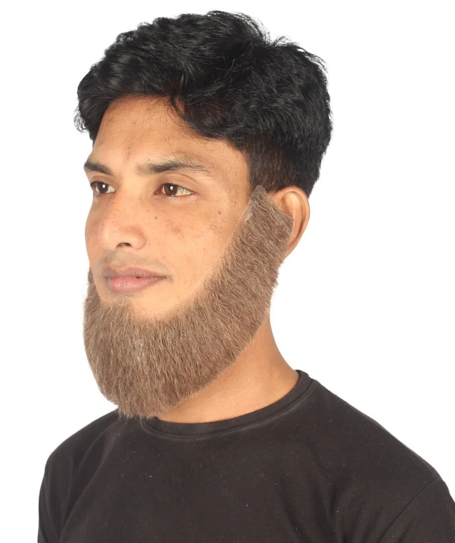 HPO Adult Men's Western Chin Curtain Style Long Beard Set | Multiple Colors 2 HPO Adult Men's Western Chin Curtain Style Long Beard Set | Multiple Colors