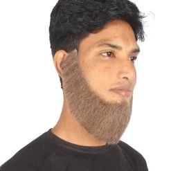 HPO Adult Men's Western Chin Curtain Style Long Beard Set | Multiple Colors 14 HPO Adult Men's Western Chin Curtain Style Long Beard Set | Multiple Colors