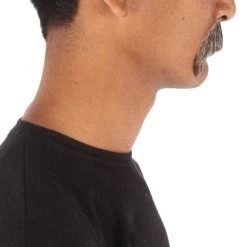 HPO Adult Men's Horseshoe Fake Human Hair Mustache | Facial Hair Multiple Colors Options