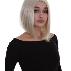 BC Natural Silk Bob | Women's Blonde Color Straight Shoulder Length Trendy Natural Silk Bob Wig