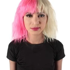 HPO Women's Shoulder Length Bangs Wavy Cosplay Wig | Multiple Color Options 48 HPO Women's Shoulder Length Bangs Wavy Cosplay Wig | Multiple Color Options