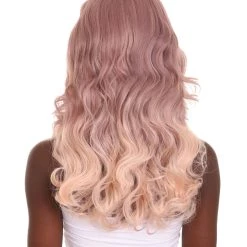 HPO Adult Women's 21" In. High End Make Up Artist Inspired Wig - Long Length Walnut Brown Ombre Hair - Lace Front Heat Resistant Fibers | Nunique 12 HPO Adult Women's 21